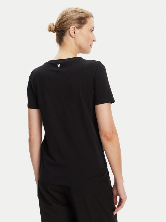 Weekend Max Mara Weekend Max Mara Футболка Multib 2525976011 Чорний Regular Fit