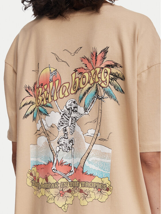 Billabong Billabong Футболка Take A Break EBJZT00407 Хакі Oversize