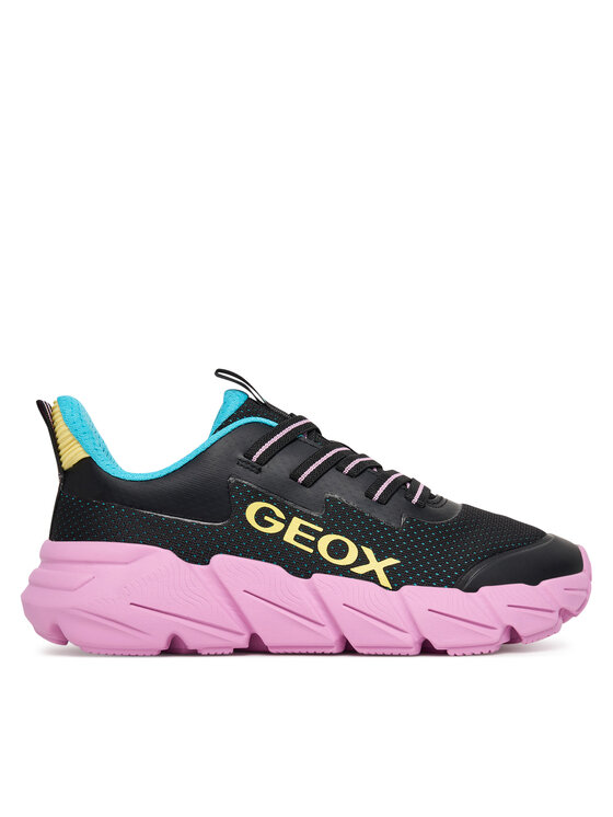 Geox Sneakersy Geox J Flexyper Fast J55N5A 0T99J C9240 D Černá