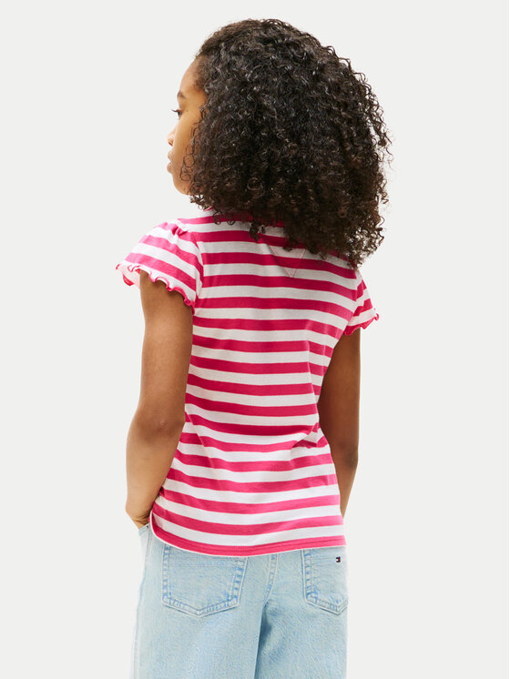 Tommy Hilfiger Tommy Hilfiger Camiseta Essential KG0KG08744 Rosa Regular Fit