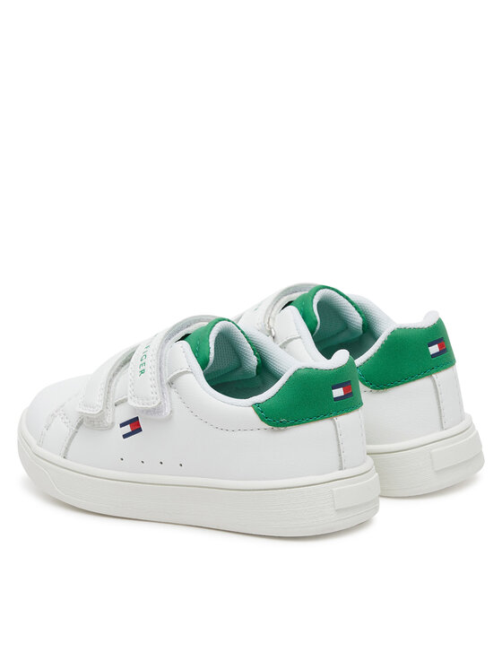 Tommy Hilfiger Zapatillas Tommy Hilfiger Low Cut Velcro Sneaker T1X9-33836-1355 M Blanco