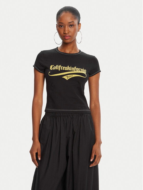 Juicy Couture Juicy Couture Camiseta JCNCT225460 Negro Regular Fit