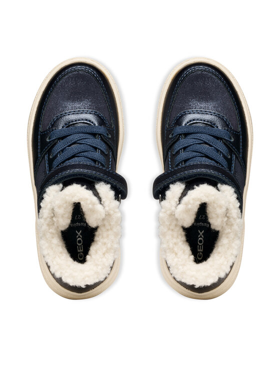 Geox Sneakersy Geox J Theleven B Ab J56HTA 077BC C4021 M Granatowy