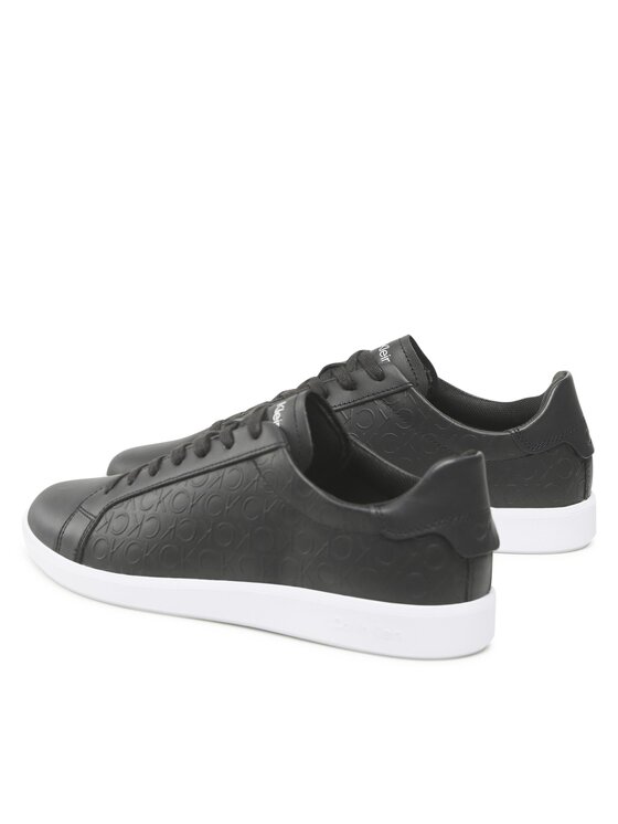 Calvin Klein Snīkeri Calvin Klein Low Top Lace Up Mono HM0HM00845 Melns