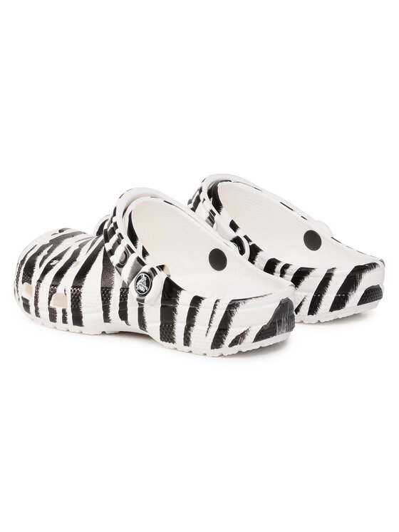 Crocs Nazouváky Crocs Classic Animal Print Clog 206676 Bílá