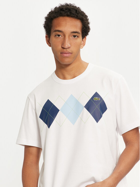 Lacoste Lacoste T-shirt TH2810 Bijela Regular Fit