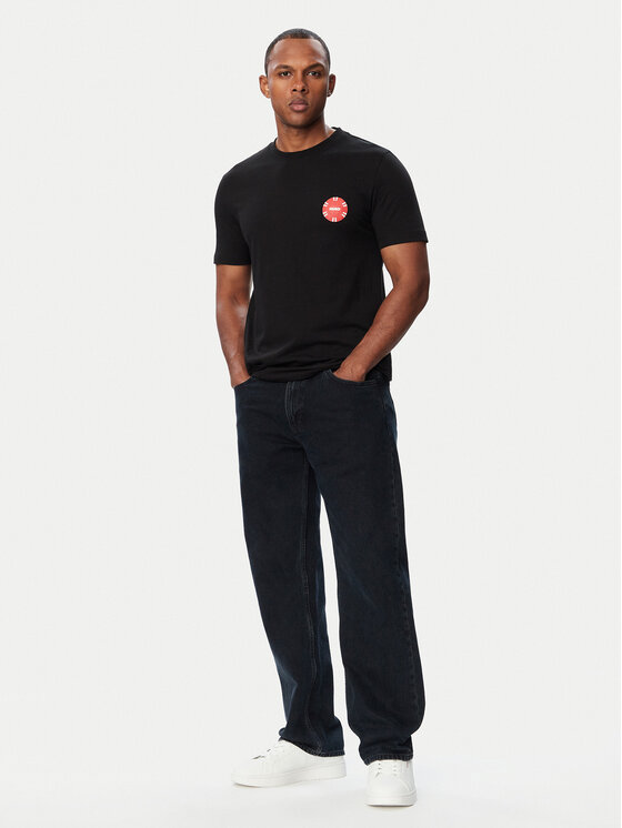 HUGO HUGO Camiseta 50570446 Negro Regular Fit