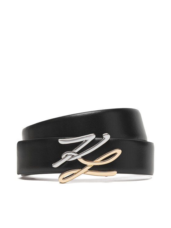 KARL LAGERFELD Dámsky opasok KARL LAGERFELD B1W33044 Čierna