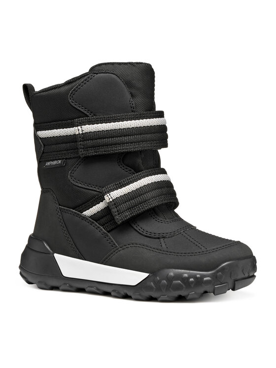 Geox Cizme de zăpadă Geox J Trekkyup B Abx J56MBB 050FU C9999 D Negru