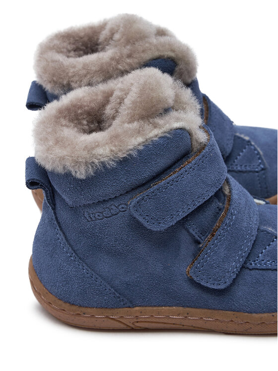 Froddo Kozačky Froddo Minni Suede G2110141-6 S Modrá