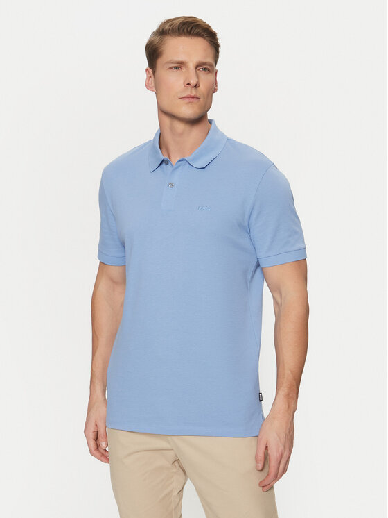 BOSS BOSS Поло Pallas 50468362 Голубий Regular Fit