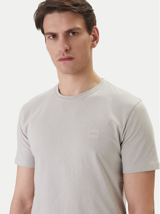 BOSS BOSS Camiseta Tales 50508584 Beis Regular Fit