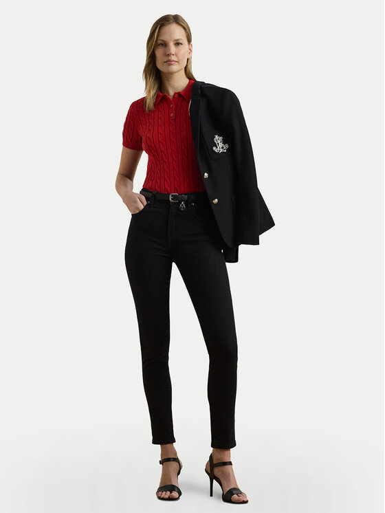 LAUREN RALPH LAUREN LAUREN RALPH LAUREN Поло 200932224012 Червоний Slim Fit