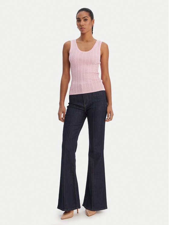 Fracomina Fracomina Top FR26ST4005K524R9 Rosa Slim Fit