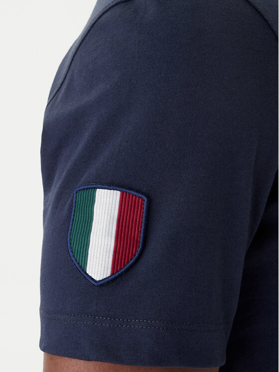 Aeronautica Militare Aeronautica Militare Camiseta 261TS2544UJ00592 Azul marino Regular Fit