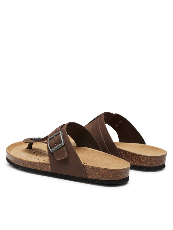 Geox Žabky Geox U Sandal Ghita D U159VD 00032 C6024 Hnedá