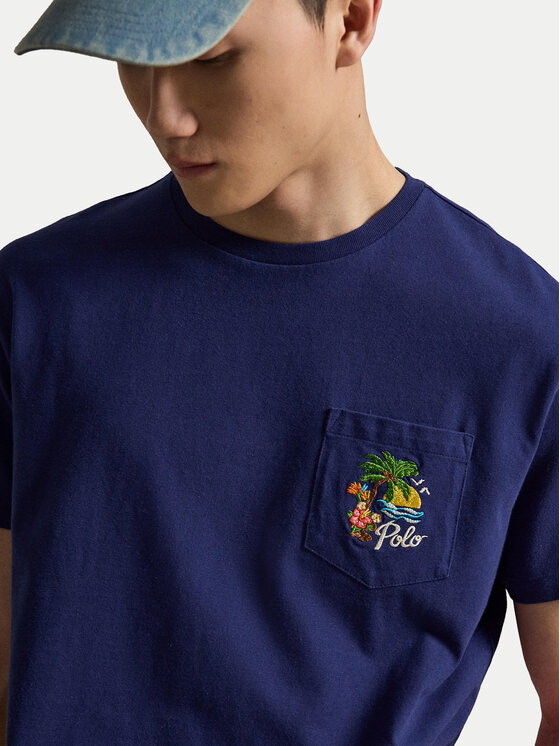 Polo Ralph Lauren Polo Ralph Lauren Camiseta 710B14586001 Azul marino Classic Fit