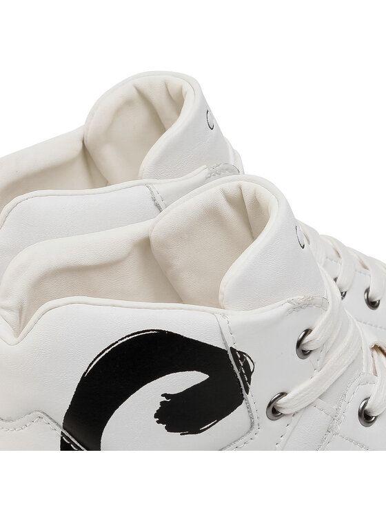 Guess Laisvalaikio batai Guess Salerno Mid FM5SLM LEA12 Balta