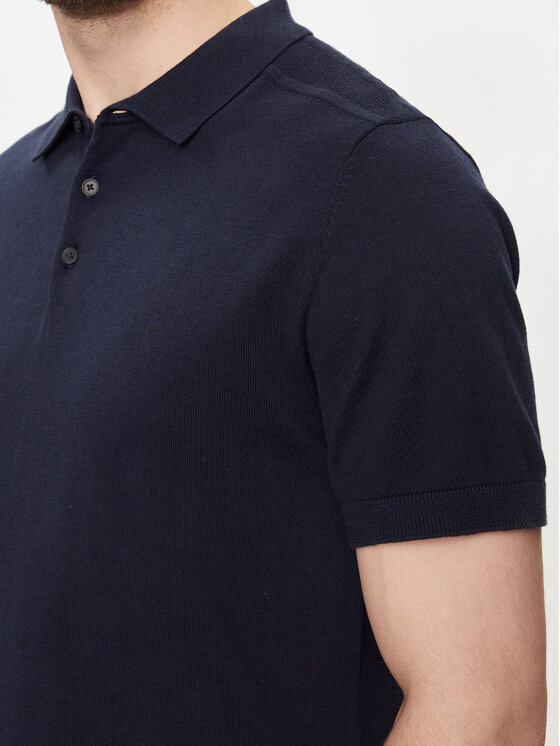Selected Homme Selected Homme Polo Berg 16092437 Tamnoplava Regular Fit