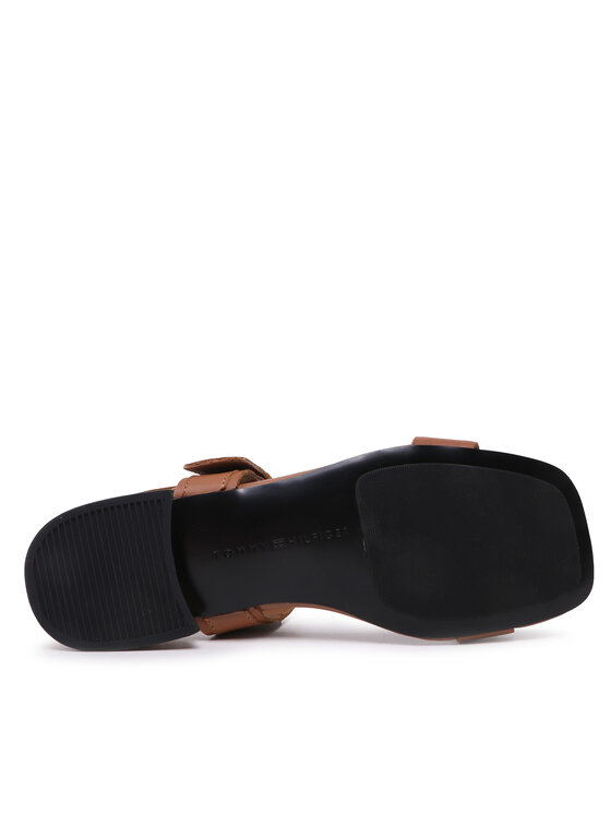 Tommy Hilfiger Sandalias Tommy Hilfiger Hardware Flat Sandal FW0FW07094 Marrón