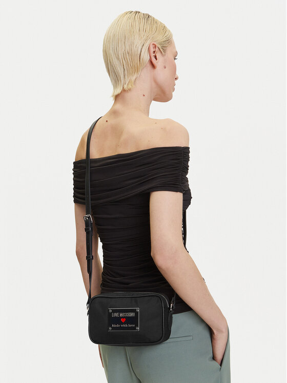LOVE MOSCHINO Ročna torba LOVE MOSCHINO JC4204PP1MLN100A Črna