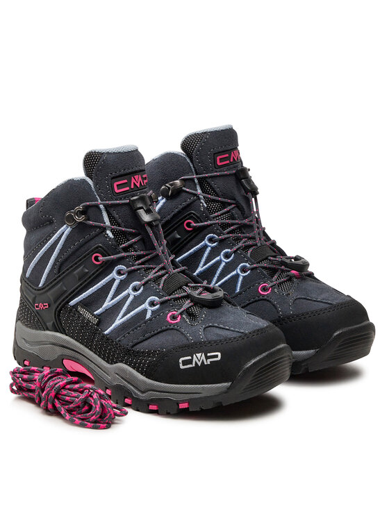 CMP Trekingová obuv CMP Kids Rigel Mid Trekking Shoes Wp 3Q12944 Černá