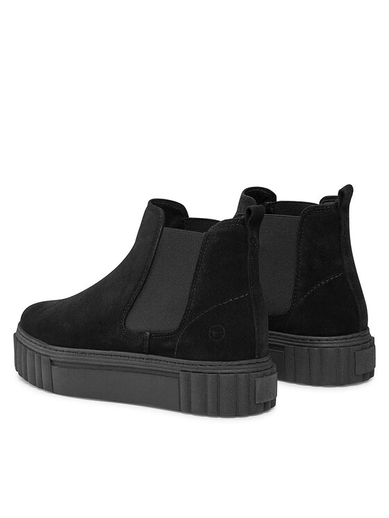 Tamaris Μποτάκια με λάστιχο Tamaris 1-25460-41 Μαύρο