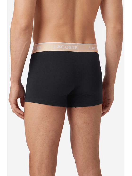 Lacoste Lacoste Conjunto de calzoncillos boxer 5H1297 Negro Regular Fit