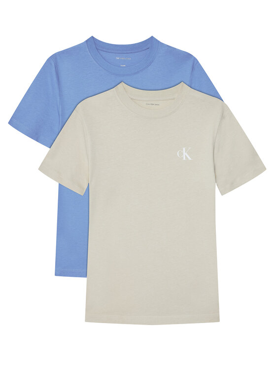 Calvin Klein Jeans Calvin Klein Jeans Komplet t-shirt majic﻿ LVCKSJA45B Pisana Regular Fit