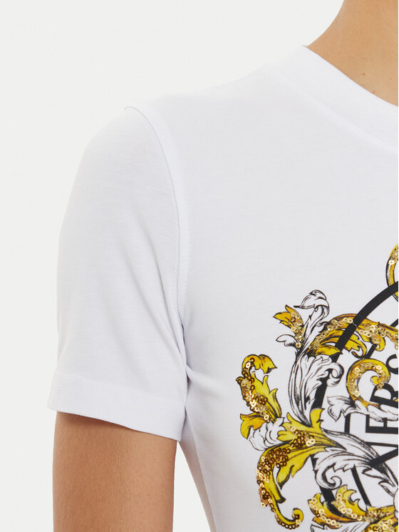 Versace Jeans Couture Versace Jeans Couture Футболка 78HAHC01 Білий Regular Fit