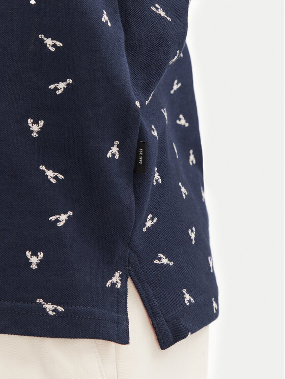 INDICODE INDICODE Polo Lobster 41-155 Blu scuro Regular Fit