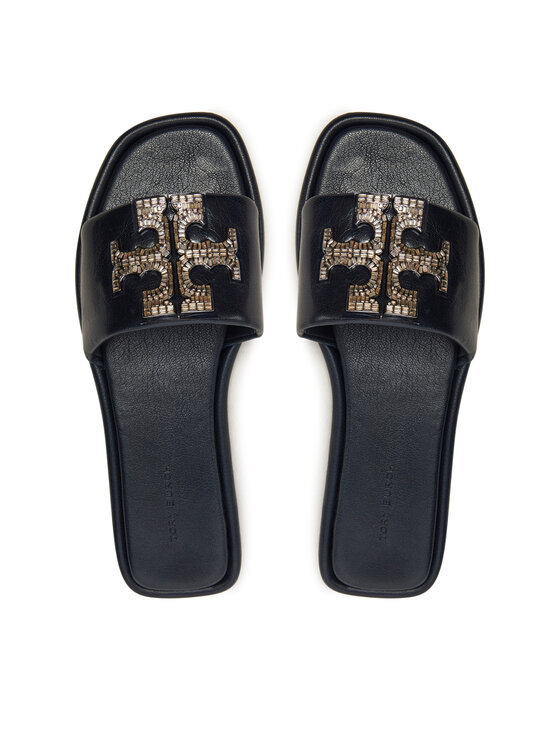 Tory Burch Šľapky Tory Burch Double T Deco Sport 158768 Čierna