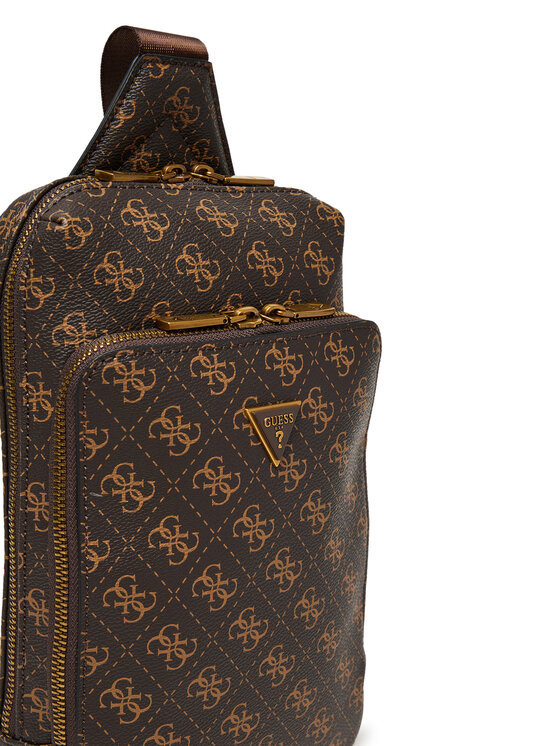Guess Geantă crossover Guess HMMILO P5226 Maro