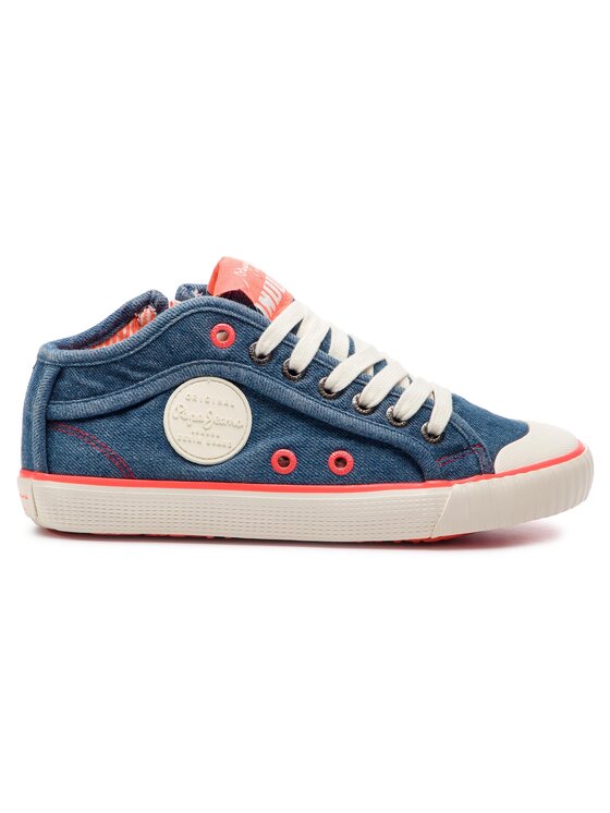 Pepe Jeans Kedas Pepe Jeans Industry Neon PLS30846 Tumši zils