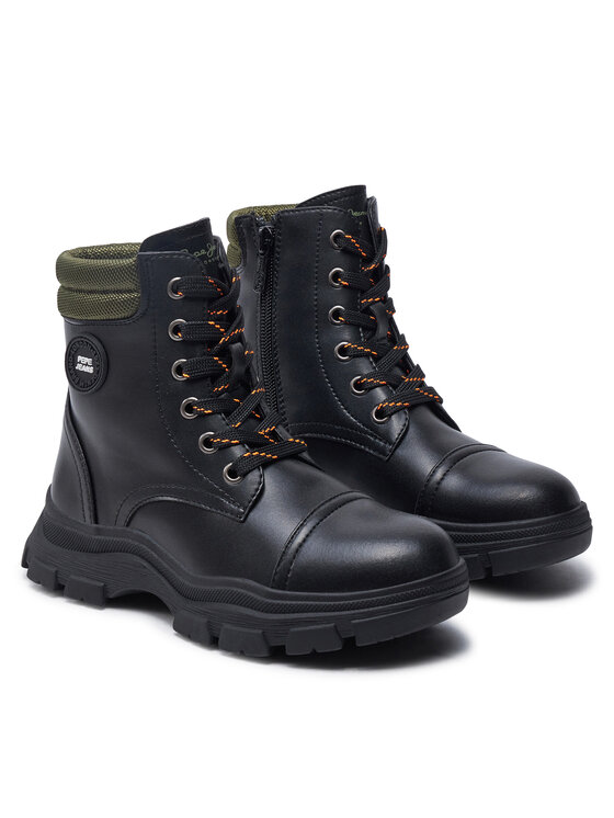 Pepe Jeans Черевики Pepe Jeans PBS50107 Чорний