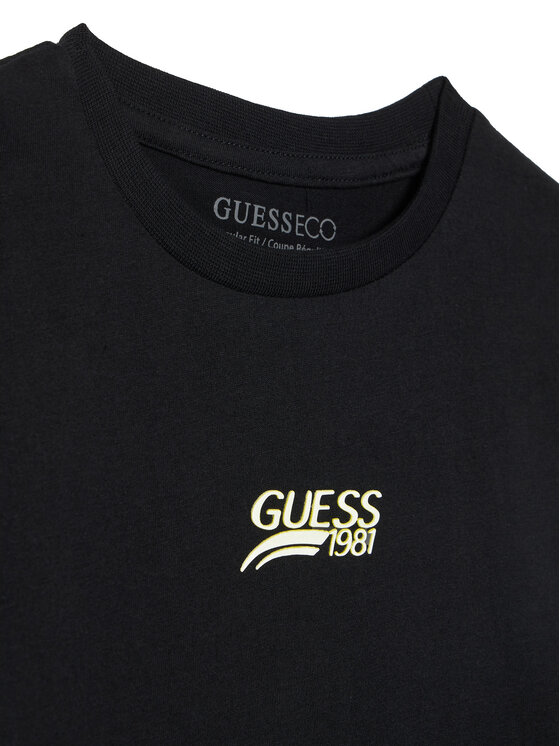 Guess Guess Camiseta L6RI10 K8HM4 Negro Regular Fit