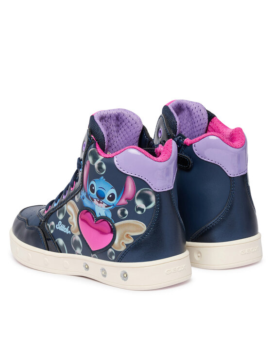 Geox Sneakersy Geox J Skylin Girl J668WE 054AJ C4268 D Tmavomodrá