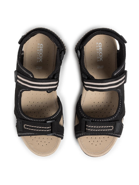 Geox Sandály Geox D Sand.Strel A D0225A 0EK15 C9999 Černá