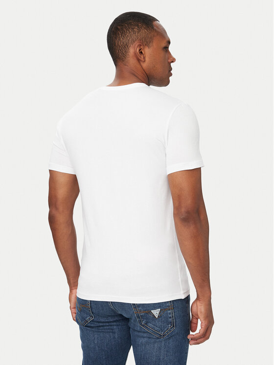 Guess Guess Camiseta M6YI32 K3735 Blanco Extra Slim Fit