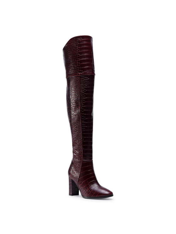 Pollini Чоботи Pollini SA26128C1BTJ0212 Бордовий