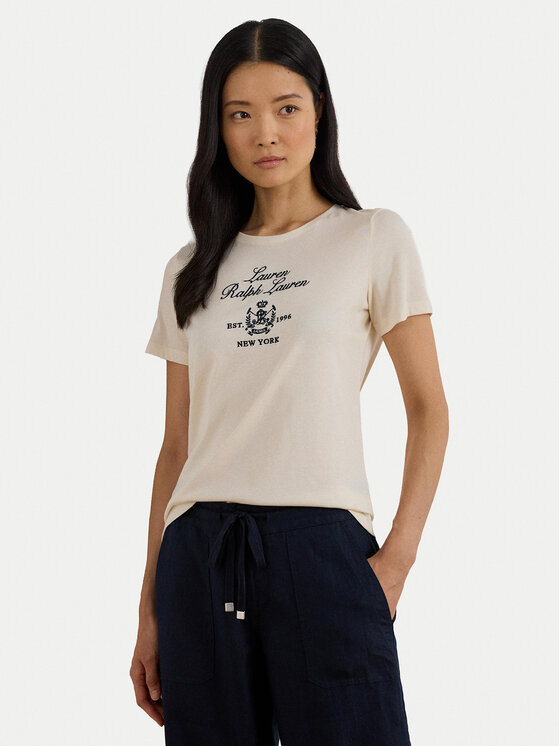 LAUREN RALPH LAUREN LAUREN RALPH LAUREN Camiseta 200P03725002 Beis Relaxed Fit