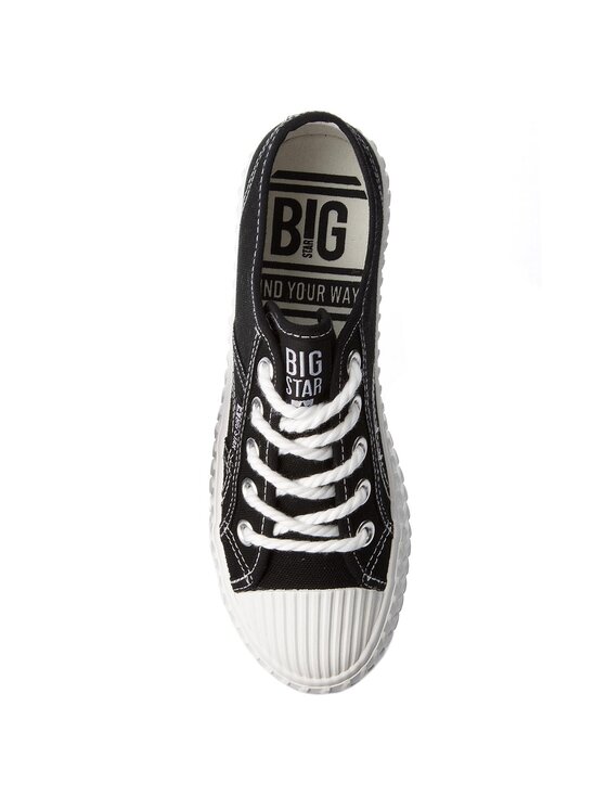 Big Star Shoes Plátěnky Big Star Shoes AA274A023 Černá