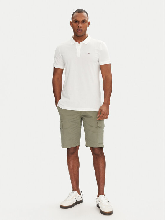 Tommy Jeans Tommy Jeans Polo DM0DM20676 Blanco Slim Fit