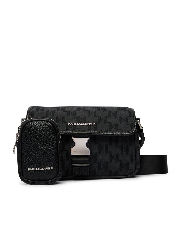 KARL LAGERFELD Crossover torbica KARL LAGERFELD B3M30294 Crna
