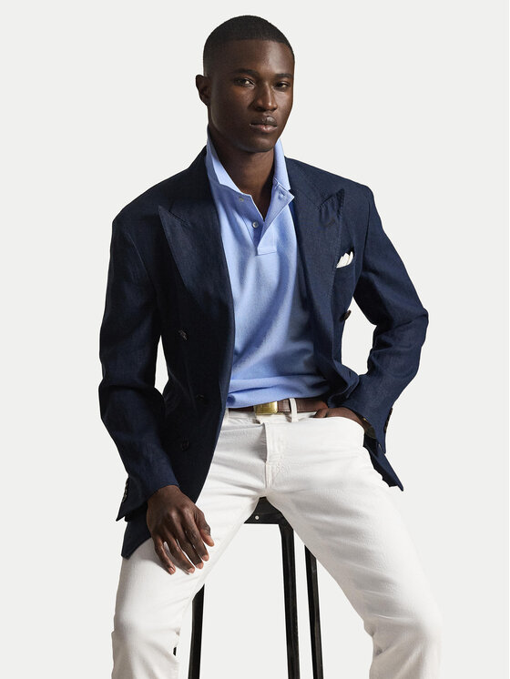 Polo Ralph Lauren Polo Ralph Lauren Polo 710680784031 Azul claro Custom Slim Fit