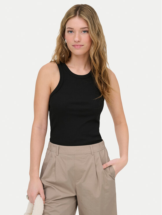 ONLY ONLY Топ Val 2-Way 15371705 Чорний Slim Fit