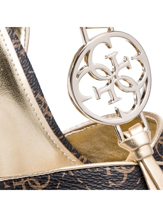 Guess Сандали Guess Lovine FL6LVN FAL03 Кафяв