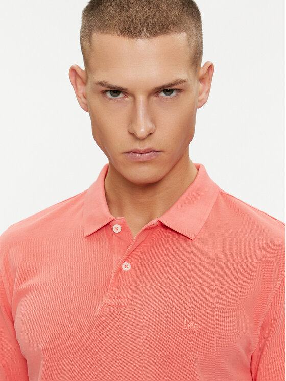 Lee Lee Поло 112349955 Червоний Regular Fit