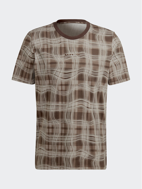 adidas adidas Футболка Reveal Allover Print HK2744 Коричневий Regular Fit