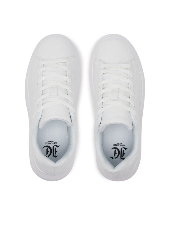 Just Cavalli Sneakersy Just Cavalli 78RA3SB6 ZSC31 Biela